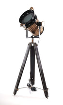 Home Decor Living Room Decor - 28" x 28" x 65.5" Alum/Steel Spot Light Wood Stand Textured Glass HomeRoots