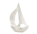 Home Decor Living Room Decor - 3.25" x 9" x 12.25" Alum Boat Small HomeRoots