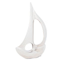 Home Decor Living Room Decor - 3.25" x 9" x 12.25" Alum Boat Small HomeRoots
