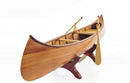 Home Decor Living Room Decor - 5" x 24" x 7" Indian Girl Canoe HomeRoots