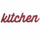 Home Decor Rustic Home Decor - 23" X 0.5" 5.5" Red Kitchen Wood Word Decor HomeRoots