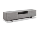 Home Decor Rustic Home Decor - Tv Unit One Middle Drawer And 2 Lid Doors On The Sides All In Grey Oak Venee HomeRoots
