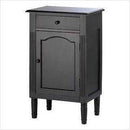 Home & Garden Gifts Display Cabinet Antiqued Black Wood Cabinet Koehler