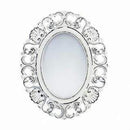 Home & Garden Gifts Living Room Decor Off White Distressed Scallop Wall Mirror Koehler