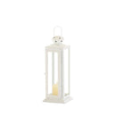 Decorative Lantern Small Cutout Stars White Lantern