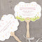 Homespun Charm Personalized Hand Fan Sweet (Pack of 1)-Wedding Parasols Umbrellas & Fans-Watermelon-JadeMoghul Inc.