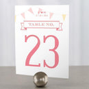 Homespun Charm Table Number Numbers 85-96 Blissful (Pack of 12)-Table Planning Accessories-Oasis Blue-1-12-JadeMoghul Inc.