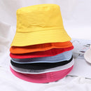 HOOH Summer Foldable Bucket Hat Unisex Women Outdoor Sunscreen Cotton Fishing Hunting Cap Men Basin Chapeau Sun Prevent Hats AExp