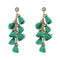 Hot sale New FIRENZE FRINGE DROPS earrings fashion women statement dangle T Earrings for women JEWELRY-green-JadeMoghul Inc.