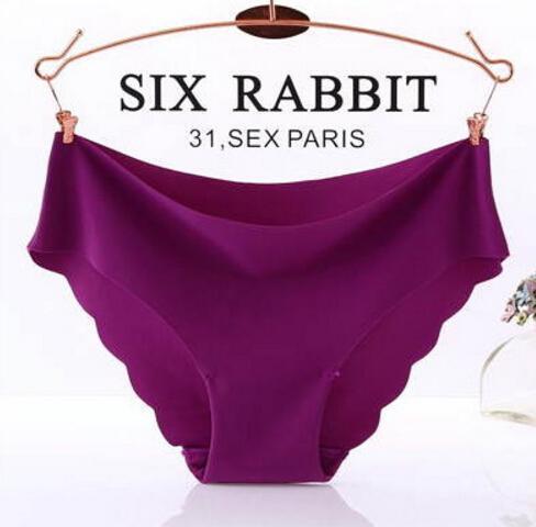Hot Sale Silk Lace Brand Panties; Women's Seamless Traceless Briefs Underwear; Lady Fashion Cosy Intimates Panty Nine Colors-purple-S-JadeMoghul Inc.