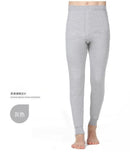 Hot Winter Men Long Johns Cotton Thermal Underwear Men Warm Long Johns Leggings Pants High Quality-Gray-L-JadeMoghul Inc.