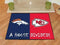 House Divided Mat Large Area Rugs NFL Broncos Chiefs House Divided Rug 33.75"x42.5" FANMATS