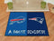 House Divided Mat Large Rugs NFL Patriots Bills House Divided Rug 33.75"x42.5" FANMATS
