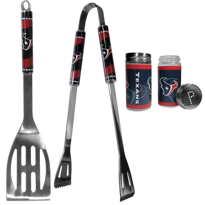 Houston Texans 2pc BBQ Set with Tailgate Salt & Pepper Shakers-Tailgating Accessories-JadeMoghul Inc.