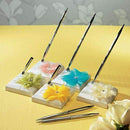 "I Do . . . Color" Pen with Base Saffron Yellow On Champagne (Pack of 1)-Wedding Reception Accessories-JadeMoghul Inc.