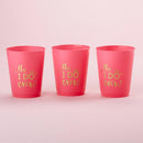 I Do Crew 14 oz. Stadium Cups (2 Sets of 12)-Wedding Reception Decorations-JadeMoghul Inc.
