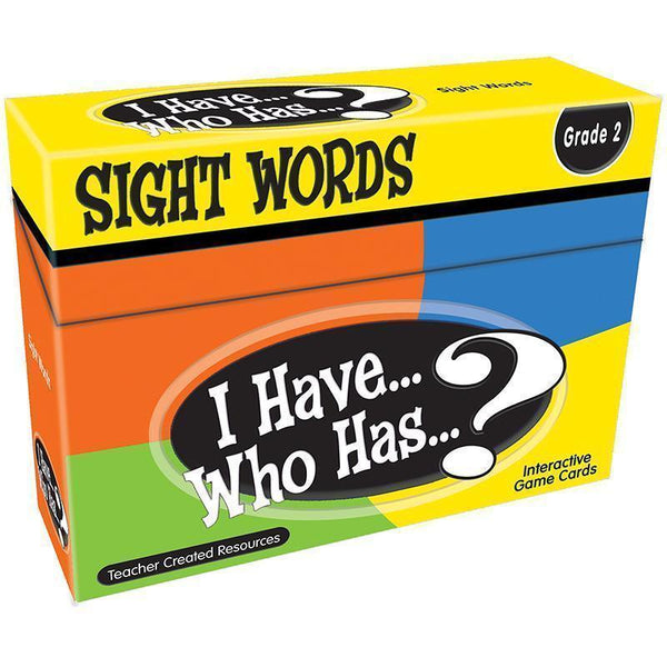 I HAVE WHO HAS GR 2 SIGHT WORDS-Learning Materials-JadeMoghul Inc.