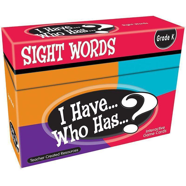 I HAVE WHO HAS GR K SIGHT WORDS-Learning Materials-JadeMoghul Inc.