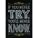 IF YOU NEVER TRY POSTER-Learning Materials-JadeMoghul Inc.