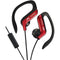 In-Ear Sports Headphones with Microphone & Remote (Red)-Headphones & Headsets-JadeMoghul Inc.