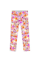 In Love Lucy Cute Baby Pink Floral Print Eco Leggings - Girls-In Love-18M/2-Pink/Purple-JadeMoghul Inc.