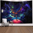 India Mandala Tapestry Wall Hanging Sun Moon Tarot Wall Tapestry Wall Carpet Psychedelic Tapiz Witchcraft Wall Cloth Tapestries AExp