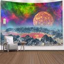 India Mandala Tapestry Wall Hanging Sun Moon Tarot Wall Tapestry Wall Carpet Psychedelic Tapiz Witchcraft Wall Cloth Tapestries AExp