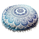 Indian Mandala Pillows Round Bohemian Home Cushion Pillowsham Cushion Pillowsham Throw Pillows Home Decor pillow-G-China-JadeMoghul Inc.