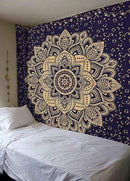 Indian Mandala Tapestry Wall Hanging Sandy Beach Throw Rug Blanket Camping Tent Travel Mattress Bohemian Sleeping Pad Tapestries AExp