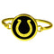 Indianapolis Colts Gold Tone Bangle Bracelet-NFL,Indianapolis Colts,Jewelry & Accessories-JadeMoghul Inc.