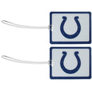 Indianapolis Colts Vinyl Luggage Tag, 2pk-Luggage Accessories-JadeMoghul Inc.
