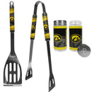 Iowa Hawkeyes 2pc BBQ Set with Tailgate Salt & Pepper Shakers-Tailgating Accessories-JadeMoghul Inc.