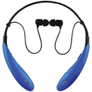 IQ-127 Bluetooth(R) Headphones with Microphone (Blue)-Headphones & Headsets-JadeMoghul Inc.