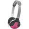IR Wireless Foldable Headphones (Pink)-Receivers & Accessories-JadeMoghul Inc.