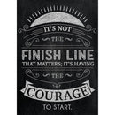 ITS NOT THE FINISH LINE POSTER-Learning Materials-JadeMoghul Inc.