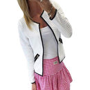 Jackets For Women Long Sleeve Slim Cardigan AExp