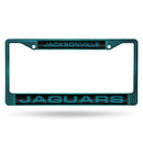 Cool License Plate Frames Jacksonville Jaguars Laser Chrome Frame