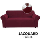 Jacquard Stretch Sofa Cover for Living Room Elastic Sofa Slipcover Sectional Couch Cover Furniture Protector 1/2/3/4 Seater AExp