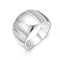 Jemmin 925 Sterling Silver Woman/ Man Lover's Ring CZ Crystal Wedding Engagement Wholesale Fashion Finger Rings Jewelry