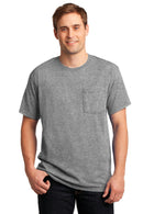 JERZEES - Dri-Power Active 50/50 Cotton Poly Pocket T-Shirt. 29MP-T-shirts-Oxford-3XL-JadeMoghul Inc.