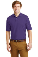 JERZEES - SpotShield 5.6-Ounce Jersey Knit Sport Shirt. 437M-Polos/knits-Deep Purple-4XL-JadeMoghul Inc.