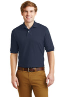 JERZEES - SpotShield 5.6-Ounce Jersey Knit Sport Shirt. 437M-Polos/knits-Navy-4XL-JadeMoghul Inc.