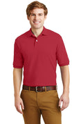 JERZEES - SpotShield 5.6-Ounce Jersey Knit Sport Shirt. 437M-Polos/knits-True Red-4XL-JadeMoghul Inc.
