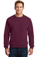JERZEES SUPER SWEATS NuBlend- Crewneck Sweatshirt. 4662M-Sweatshirts/Fleece-Maroon-3XL-JadeMoghul Inc.