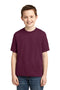 JERZEES - Youth Dri-Power Active 50/50 Cotton/Poly T-Shirt. 29B-Youth-Maroon-L-JadeMoghul Inc.