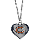 Chicago Bears Heart Necklace