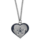 Dallas Cowboys Heart Necklace