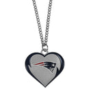 New England Patriots Heart Necklace
