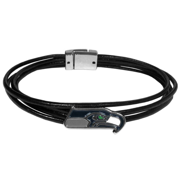 Jewelry & Accessories Seattle Seahawks Magnetic Cord Bracelet SSK-Sports