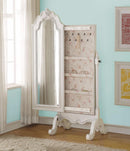 Jewelry Armoires Princess Jewelry Armoire, Pearl White Benzara